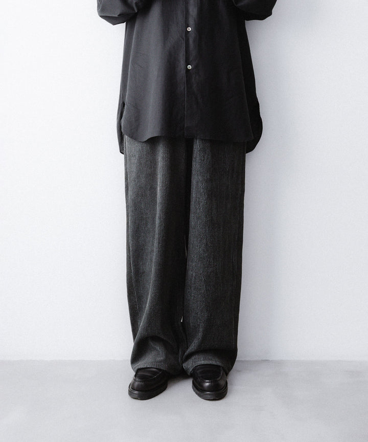nakedgauge ネイキッドゲージのSUMI/INDIGO CORDUROY ASHLEY PANTSのBLACKの公式通販サイトsession福岡セレクトショップ