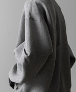 画像をギャラリービューアに読み込む, ssstein(シュタイン)のCOTTON DOUBLE KNIT TUCKED CREW NECK LS - TOP GREYの公式通販サイトsession福岡セレクトショップ
