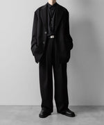 画像をギャラリービューアに読み込む, ssstein(シュタイン)のOVERSIZED SINGLE BREASTED LONG JACKET - BLACKの公式通販サイトsession福岡セレクトショップ

