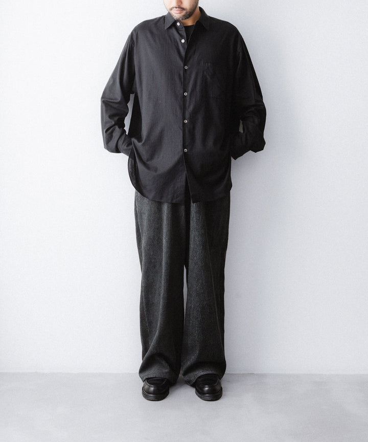 nakedgauge ネイキッドゲージのSUMI/INDIGO CORDUROY ASHLEY PANTSのBLACKの公式通販サイトsession福岡セレクトショップ