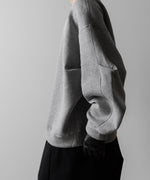 画像をギャラリービューアに読み込む, ssstein(シュタイン)のCOTTON DOUBLE KNIT TUCKED CREW NECK LS - TOP GREYの公式通販サイトsession福岡セレクトショップ
