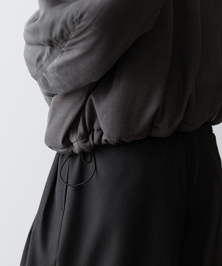 ANTHEM A アンセムエー PIGMENT AND DYE PUFFER MILITARY BLOUSONのDUSTY BLACK 公式通販サイトsession福岡セレクトショップ