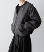 画像をギャラリービューアに読み込む, ANTHEM A アンセムエー PIGMENT AND DYE PUFFER MILITARY BLOUSONのDUSTY BLACK 公式通販サイトsession福岡セレクトショップ
