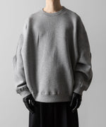 画像をギャラリービューアに読み込む, ssstein(シュタイン)のCOTTON DOUBLE KNIT TUCKED CREW NECK LS - TOP GREYの公式通販サイトsession福岡セレクトショップ
