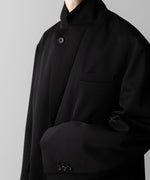 画像をギャラリービューアに読み込む, ssstein(シュタイン)のOVERSIZED SINGLE BREASTED LONG JACKET - BLACKの公式通販サイトsession福岡セレクトショップ

