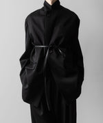 画像をギャラリービューアに読み込む, ssstein(シュタイン)のOVERSIZED SINGLE BREASTED LONG JACKET - BLACKの公式通販サイトsession福岡セレクトショップ

