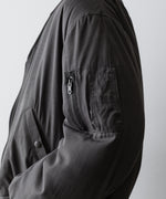 画像をギャラリービューアに読み込む, ANTHEM A アンセムエー PIGMENT AND DYE PUFFER MILITARY BLOUSONのDUSTY BLACK 公式通販サイトsession福岡セレクトショップ
