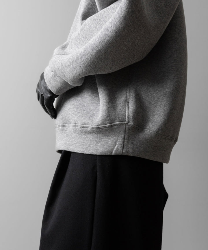 ssstein(シュタイン)のCOTTON DOUBLE KNIT TUCKED CREW NECK LS - TOP GREYの公式通販サイトsession福岡セレクトショップ