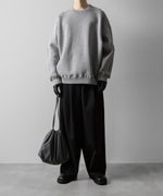 画像をギャラリービューアに読み込む, ssstein(シュタイン)のCOTTON DOUBLE KNIT TUCKED CREW NECK LS - TOP GREYの公式通販サイトsession福岡セレクトショップ
