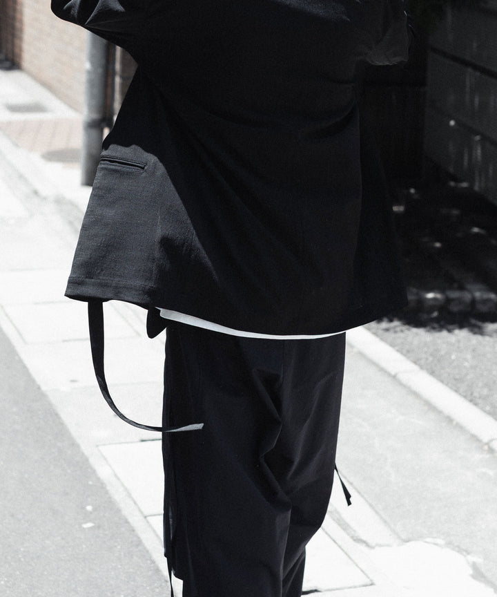 UJOH((ウジョー)の2BS TRIM BELT JKT - BLACKの公式通販サイトsession福岡セレクトショップ