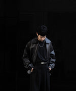 画像をギャラリービューアに読み込む, ssstein(シュタイン)の24AWコレクション LEATHER ZIP SHORT JACKET - BLACK 公式通販サイトsession福岡セレクトショップ
