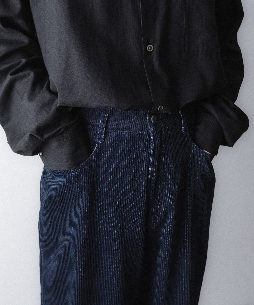 nakedgauge ネイキッドゲージのSUMI/INDIGO CORDUROY ASHLEY PANTSのINDIGOの公式通販サイトsession福岡セレクトショップ