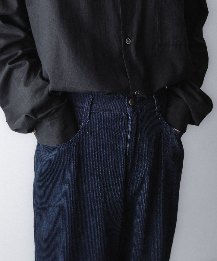 nakedgauge ネイキッドゲージのSUMI/INDIGO CORDUROY ASHLEY PANTSのINDIGOの公式通販サイトsession福岡セレクトショップ