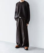 画像をギャラリービューアに読み込む, ssstein-シュタインのKID MOHAIR MIX JACQUARD KNIT LSのBROWN MIX公式通販サイトsession福岡セレクトショップ
