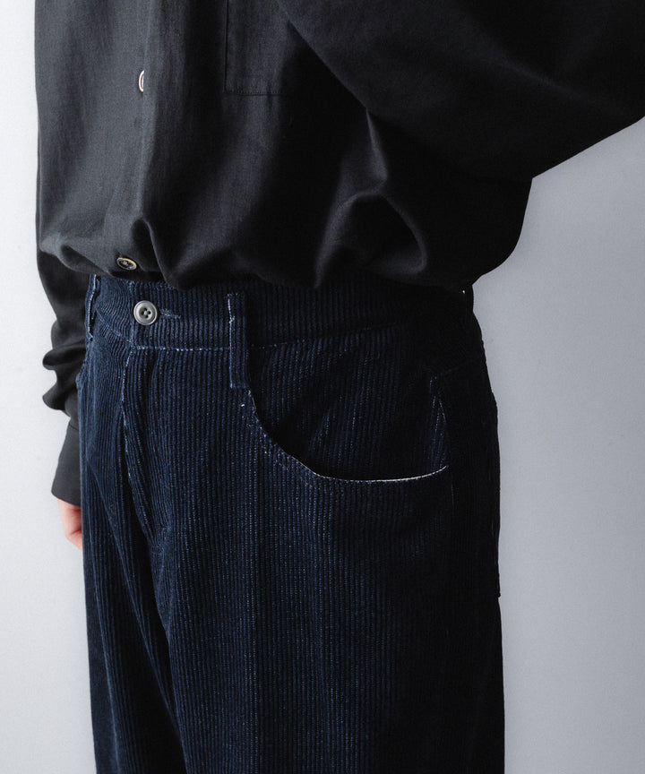 nakedgauge ネイキッドゲージのSUMI/INDIGO CORDUROY ASHLEY PANTSのINDIGOの公式通販サイトsession福岡セレクトショップ