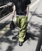 画像をギャラリービューアに読み込む, INTÉRIM - インテリムのSILK NOIL JANGLE FATIGUE TROUSER のOLIVE公式通販サイトsession福岡セレクトショップ
