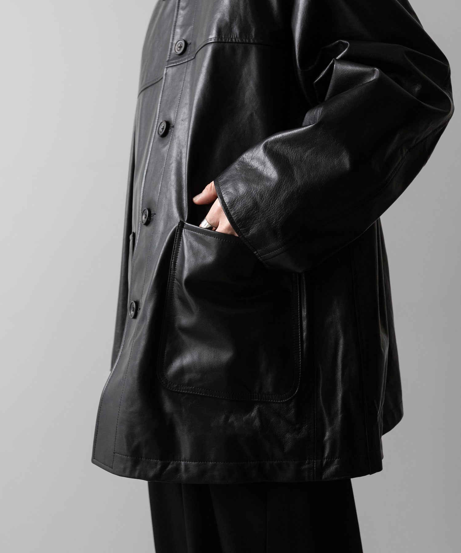 ssstein(シュタイン)のLEATHER CAR JACKET - BLACKの公式通販サイトsession福岡セレクトショップ