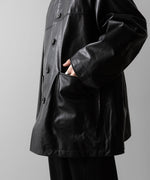 画像をギャラリービューアに読み込む, ssstein(シュタイン)のLEATHER CAR JACKET - BLACKの公式通販サイトsession福岡セレクトショップ
