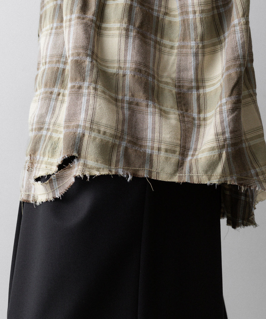 CODA コーダ YELLOW BROWN CHECKED WASHED THRASHED STRUCTURED SHIRTのYELLOW BROWN CHECK 公式通販サイトsession福岡セレクトショップ