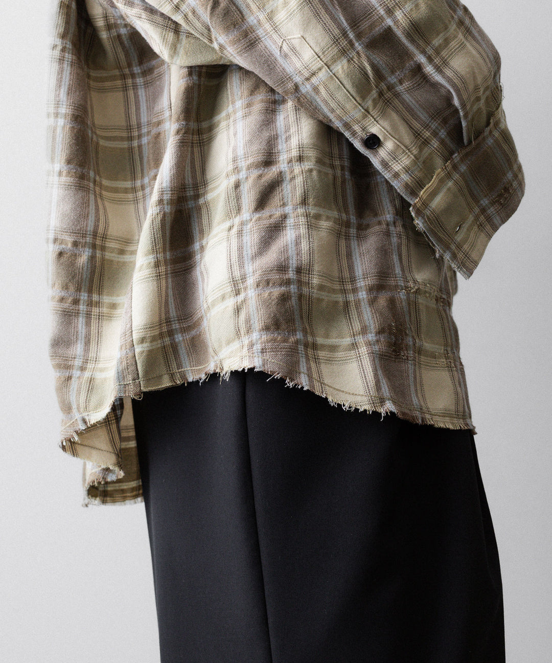 CODA コーダ YELLOW BROWN CHECKED WASHED THRASHED STRUCTURED SHIRTのYELLOW BROWN CHECK 公式通販サイトsession福岡セレクトショップ