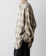 画像をギャラリービューアに読み込む, CODA コーダ YELLOW BROWN CHECKED WASHED THRASHED STRUCTURED SHIRTのYELLOW BROWN CHECK 公式通販サイトsession福岡セレクトショップ
