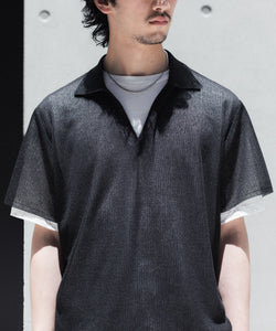 ssstein / シュタイン】PE/RAMIE KNIT SS SKIPPER - BLACK | 公式通販