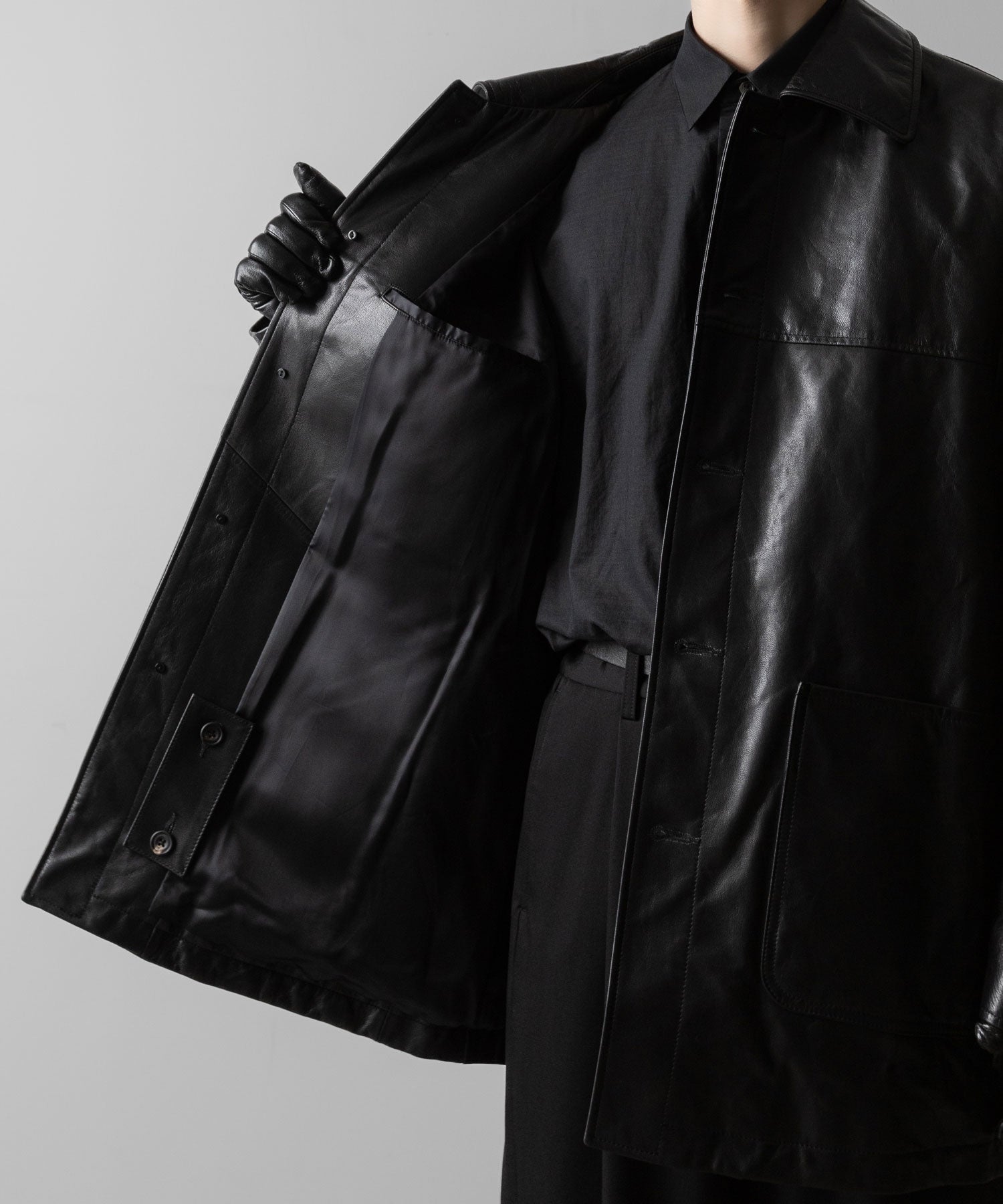 ssstein(シュタイン)のLEATHER CAR JACKET - BLACKの公式通販サイトsession福岡セレクトショップ