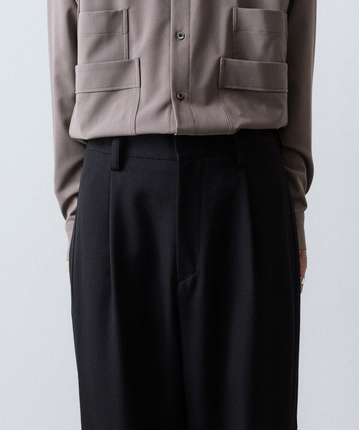 UJOH - ウジョーのBUTTON SLIT PNTのBLACK 公式通販サイトsession福岡セレクトショップ