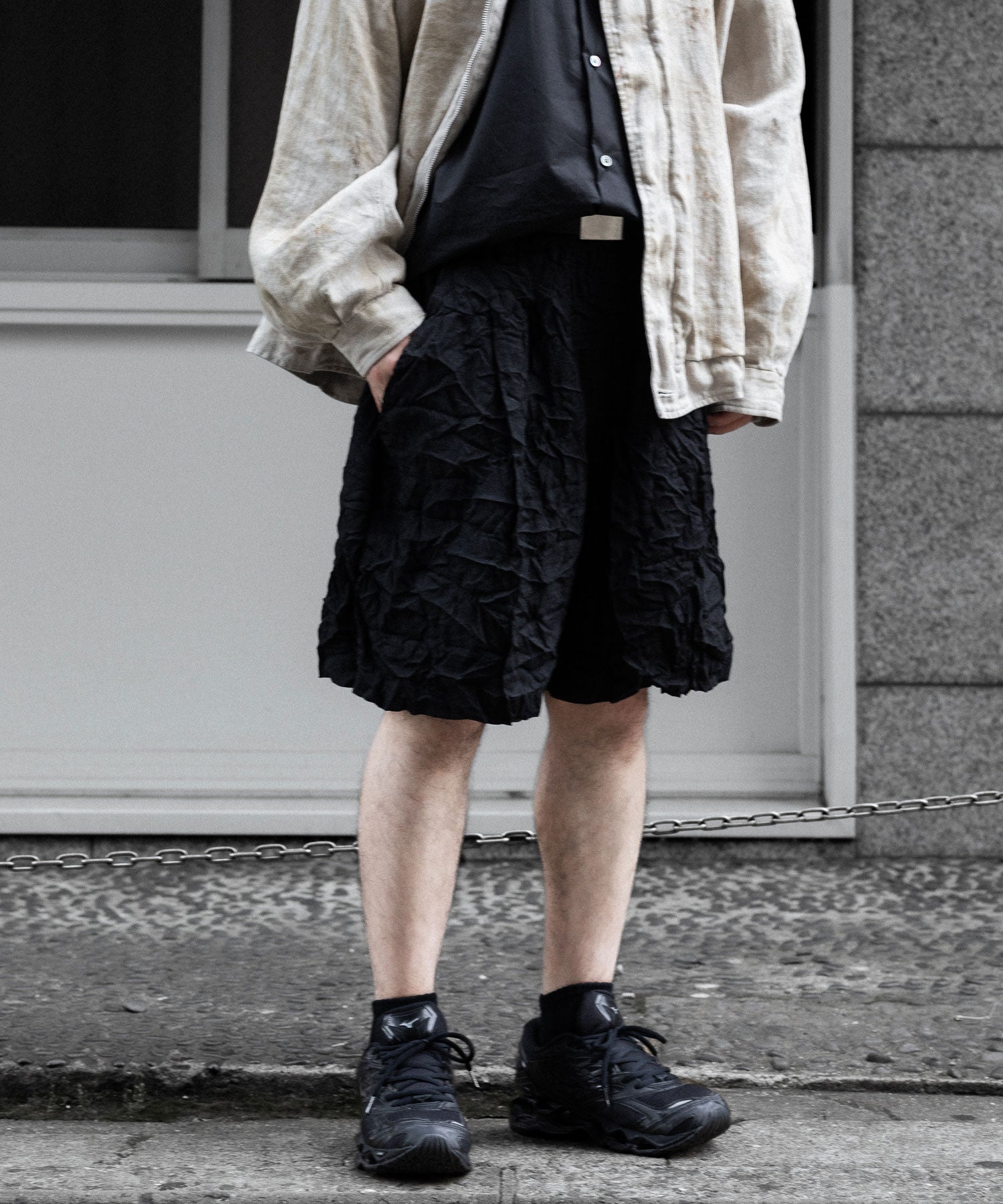 【 i'm here 】アイムヒアーのUN(I)FORM : SHORT PANTS - BLACK 公式通販サイトsession福岡セレクトショップ