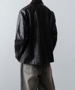 画像をギャラリービューアに読み込む, CODA コーダ BLACK SYNTHETIC LEATHER CUT OUT TIERED JACKETのBLACK 公式通販サイトsession福岡セレクトショップ

