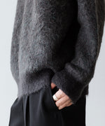 画像をギャラリービューアに読み込む, ssstein(シュタイン)のKID MOHAIR MIX JACQUARD KNIT LS - CHARCOAL MIXの公式通販サイトsession福岡セレクトショップ
