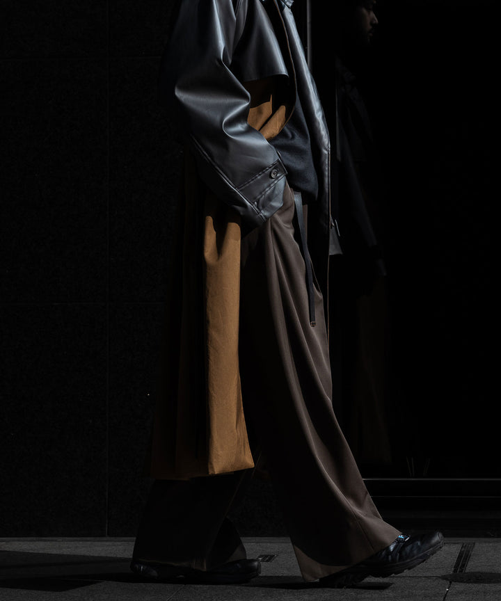 stein(シュタイン)の24SSコレクションEXTRA WIDE TROUSERS のMILITARY KHAKI sessionセッション福岡セレクトショップ 公式通販サイト