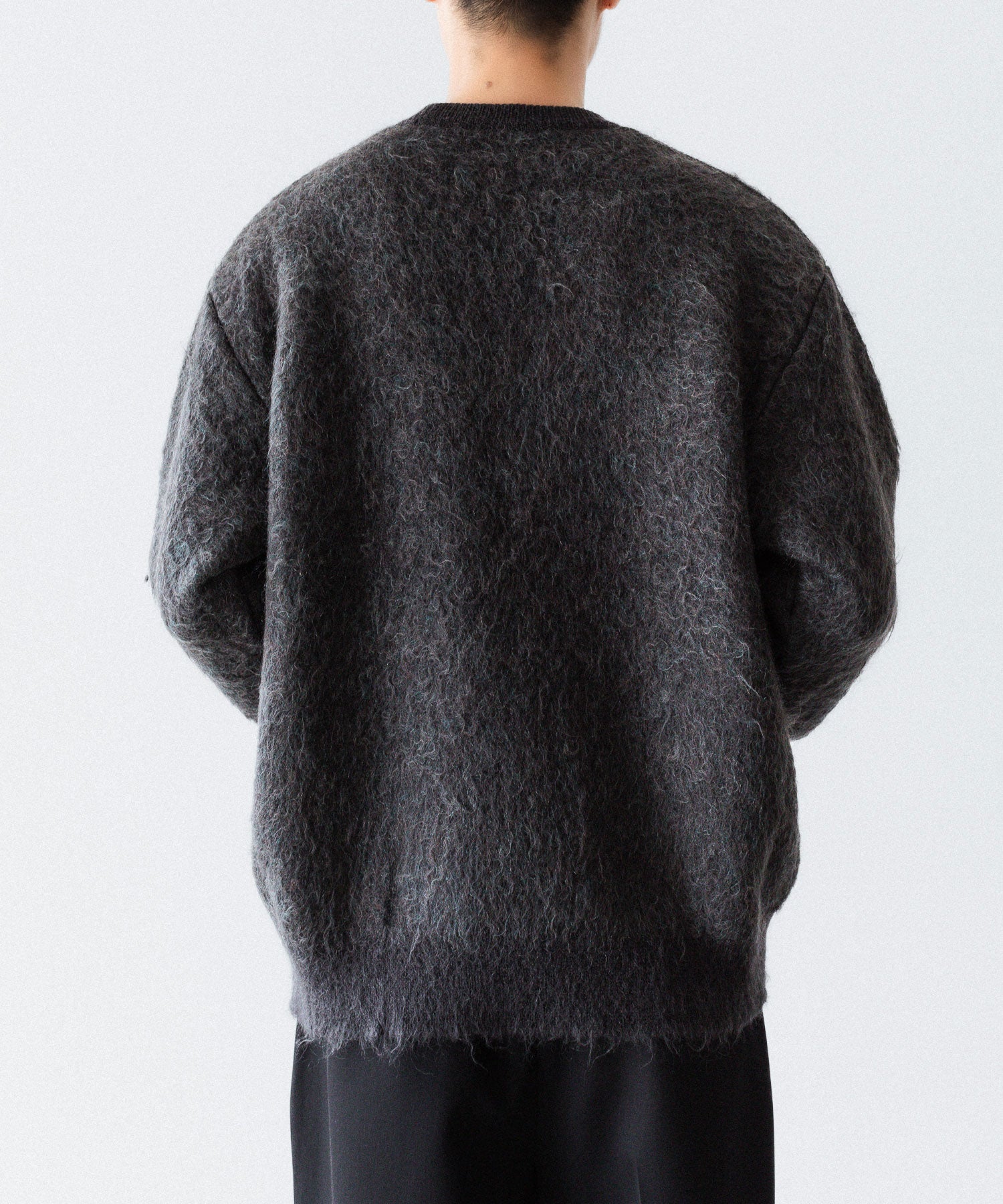 ssstein(シュタイン)のKID MOHAIR MIX JACQUARD KNIT LS - CHARCOAL MIXの公式通販サイトsession福岡セレクトショップ