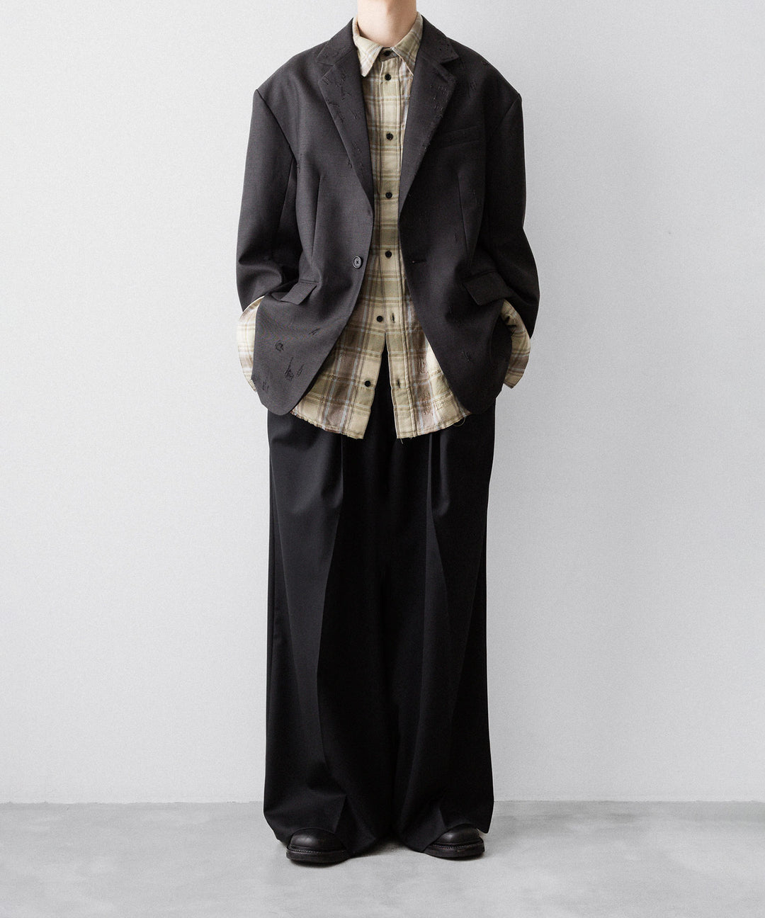 CODA コーダ YELLOW BROWN CHECKED WASHED THRASHED STRUCTURED SHIRTのYELLOW BROWN CHECK 公式通販サイトsession福岡セレクトショップ