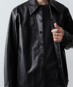 画像をギャラリービューアに読み込む, CODA コーダ BLACK SYNTHETIC LEATHER CUT OUT TIERED JACKETのBLACK 公式通販サイトsession福岡セレクトショップ
