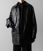 画像をギャラリービューアに読み込む, ssstein(シュタイン)のLEATHER CAR JACKET - BLACKの公式通販サイトsession福岡セレクトショップ
