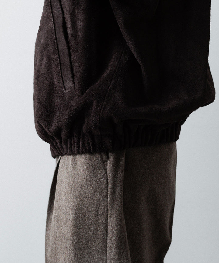 ssstein(シュタイン)のCOW SUEDE ZIP SHORT JACKET - DARK BROWNの公式通販サイトsession福岡セレクトショップ