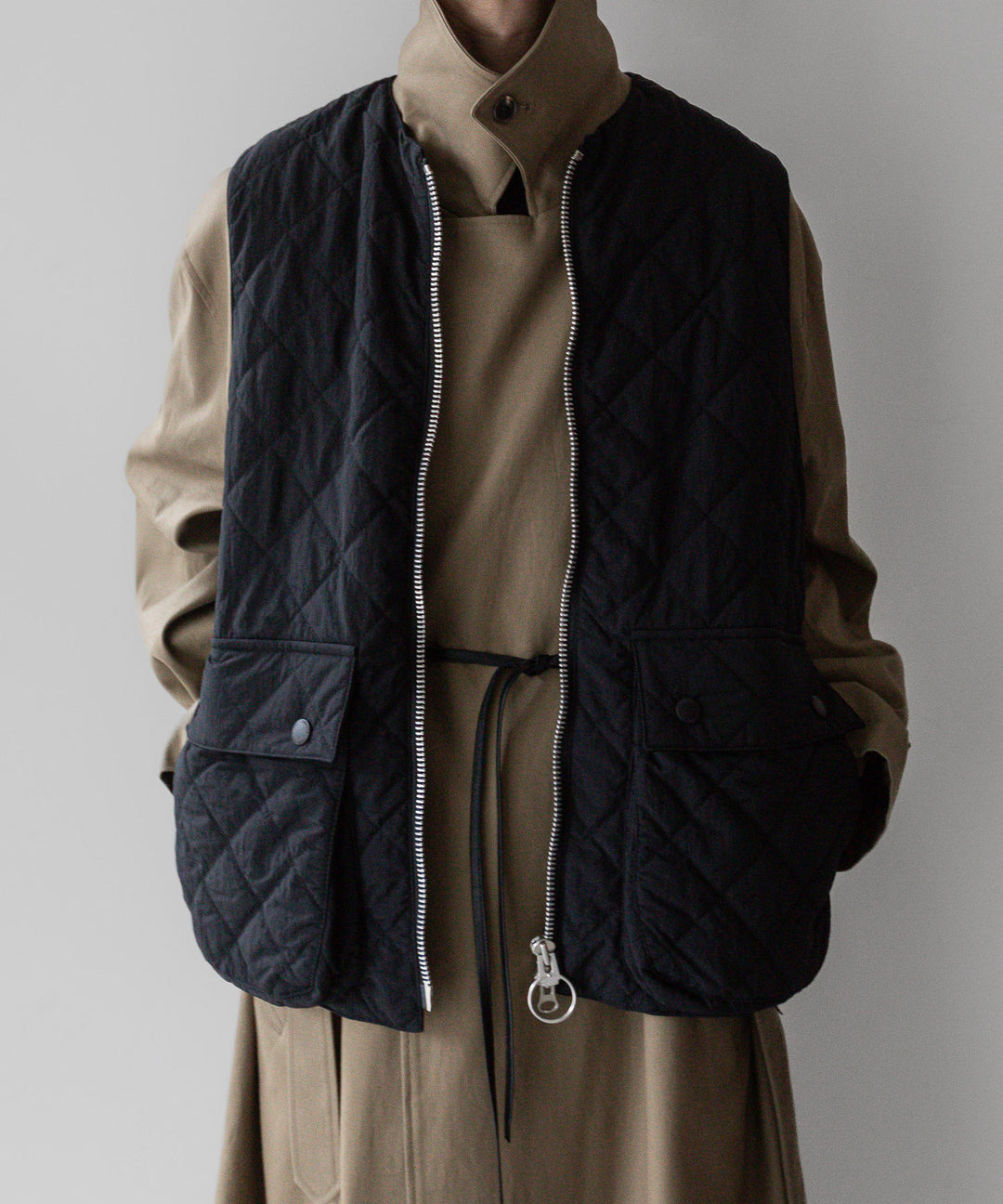 【stein】シュタインのOVERSIZED DOUBLE BREASTED COAT - DARK BEIGE 公式通販 session福岡セレクトショップ