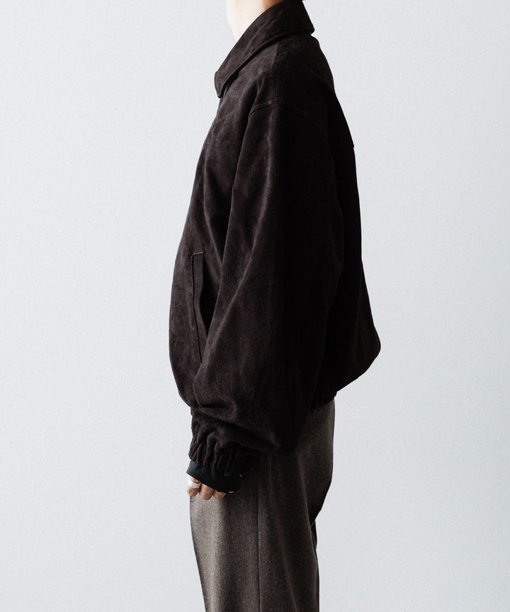 ssstein(シュタイン)のCOW SUEDE ZIP SHORT JACKET - DARK BROWNの公式通販サイトsession福岡セレクトショップ