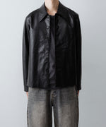 画像をギャラリービューアに読み込む, CODA コーダ BLACK SYNTHETIC LEATHER CUT OUT TIERED JACKETのBLACK 公式通販サイトsession福岡セレクトショップ
