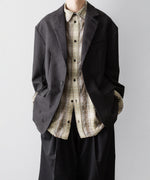 画像をギャラリービューアに読み込む, CODA コーダ YELLOW BROWN CHECKED WASHED THRASHED STRUCTURED SHIRTのYELLOW BROWN CHECK 公式通販サイトsession福岡セレクトショップ
