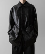 画像をギャラリービューアに読み込む, ssstein(シュタイン)のLEATHER CAR JACKET - BLACKの公式通販サイトsession福岡セレクトショップ
