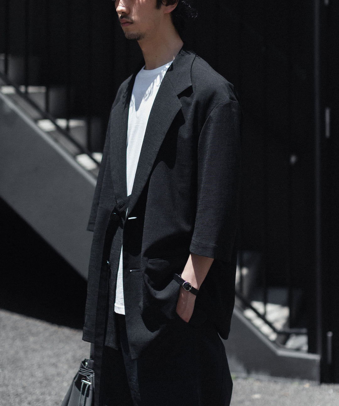 ATTACHMENT アタッチメントのCOW LEATHER BRACELET - BLACKの公式通販サイトsession福岡セレクトショップ