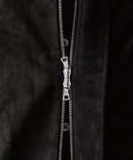 画像をギャラリービューアに読み込む, ssstein(シュタイン)のCOW SUEDE ZIP SHORT JACKET - DARK BROWNの公式通販サイトsession福岡セレクトショップ
