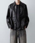 画像をギャラリービューアに読み込む, CODA コーダ BLACK SYNTHETIC LEATHER CUT OUT TIERED JACKETのBLACK 公式通販サイトsession福岡セレクトショップ
