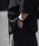 画像をギャラリービューアに読み込む, ATTACHMENT アタッチメントのCOW LEATHER BRACELET - BLACKの公式通販サイトsession福岡セレクトショップ

