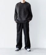 画像をギャラリービューアに読み込む, ssstein(シュタイン)のKID MOHAIR MIX JACQUARD KNIT LS - CHARCOAL MIXの公式通販サイトsession福岡セレクトショップ

