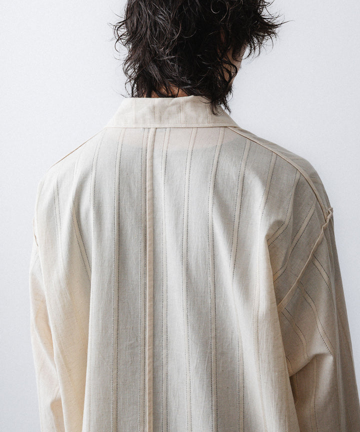YUTASETOGAWA-ユウタセトガワのCOMFORT SHIRT-LENOのBEIGE公式通販サイトsession福岡セレクトショップ
