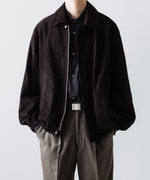 画像をギャラリービューアに読み込む, ssstein(シュタイン)のCOW SUEDE ZIP SHORT JACKET - DARK BROWNの公式通販サイトsession福岡セレクトショップ
