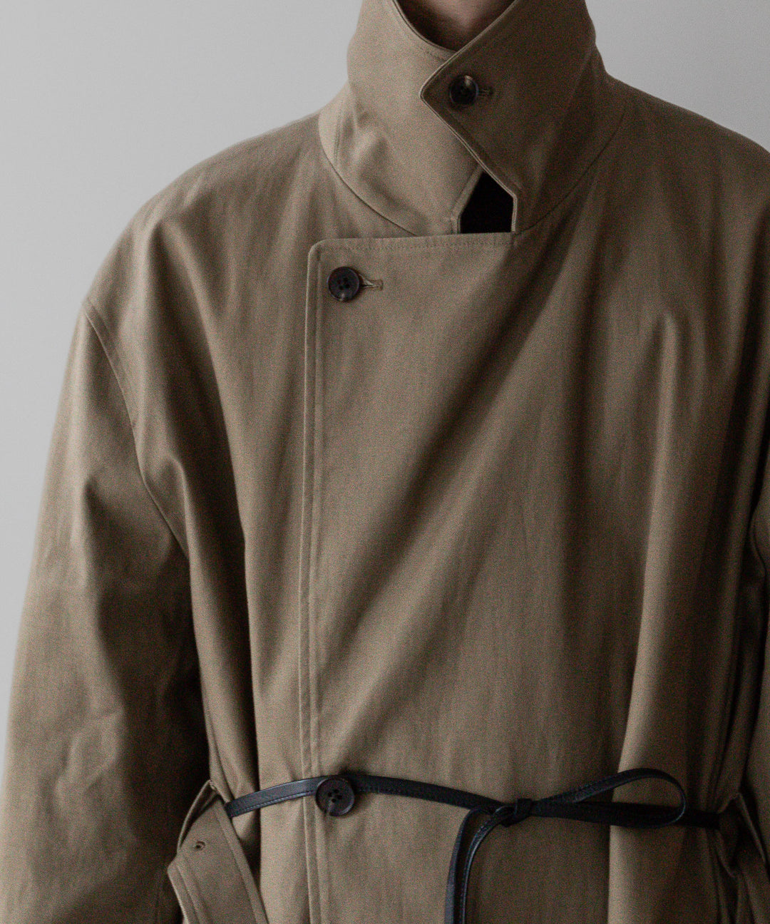 【stein】シュタインのOVERSIZED DOUBLE BREASTED COAT - DARK BEIGE 公式通販 session福岡セレクトショップ